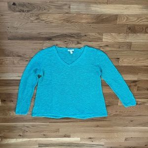 Eileen Fisher Linen Blue Tunic